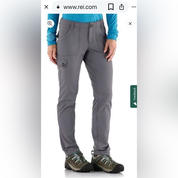 REI Co-op Northway Slim Pants Grey Size 2 - Picture 1 of 8